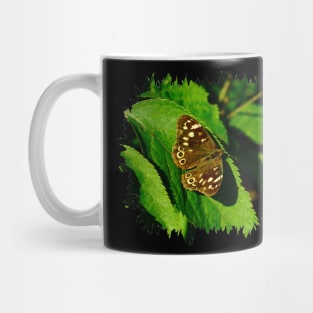 Speckled Wood Butterfly Mug